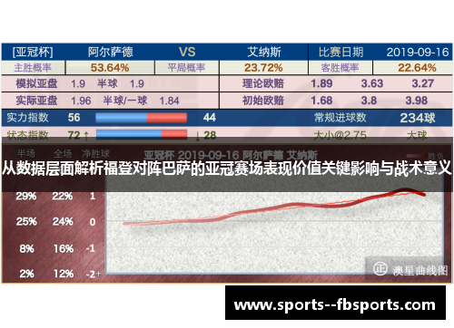 从数据层面解析福登对阵巴萨的亚冠赛场表现价值关键影响与战术意义