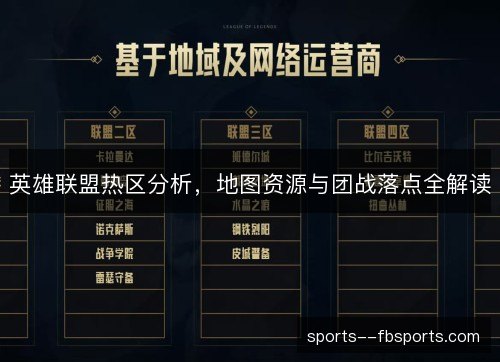 英雄联盟热区分析,地图资源与团战落点全解读 英雄联盟热区分析,地图资源与团战落点全解读